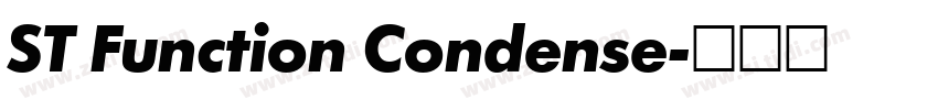 ST Function Condense字体转换